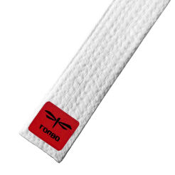 white basic belt (4cm, cotton)