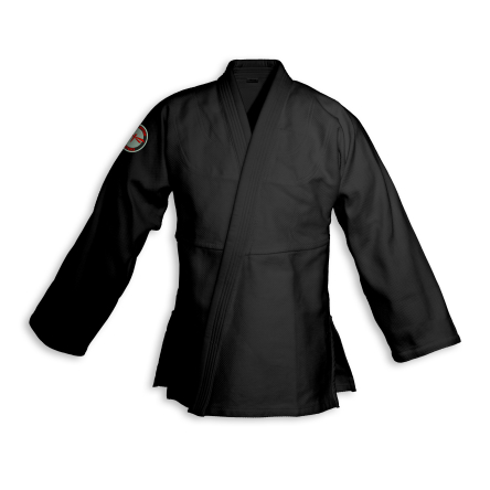 bluza BJJ / Jiu-Jitsu NAKED-LIGHT, czarna, 420g/m2 (21 rozmiarów)
