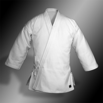 bluza aikido BAMBOO biała 580g/m2 - damska