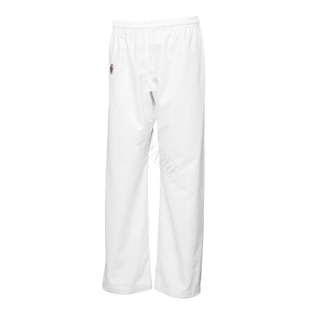 karate trousers LIGHT-ELASTIC-WHITE long