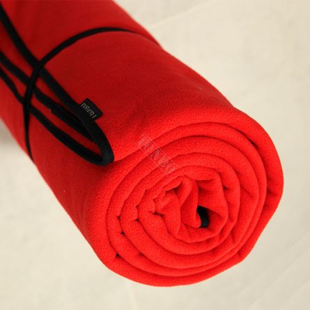 fleece red blanket