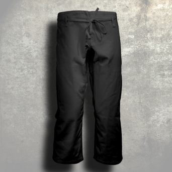 ju-jitsu trousers TONBO - MASTER, black, 12oz - DEFECT
