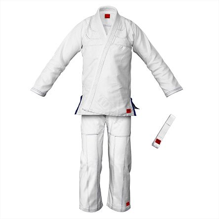 kimono do jiu-jitsu TONBO - JUNIOR, białe, 350g/m2