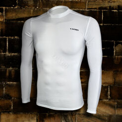 rashguard, long sleeve, white