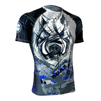 rashguard BOAR, krótki rękaw