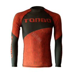 rashguard FIBERS RED long sleeve