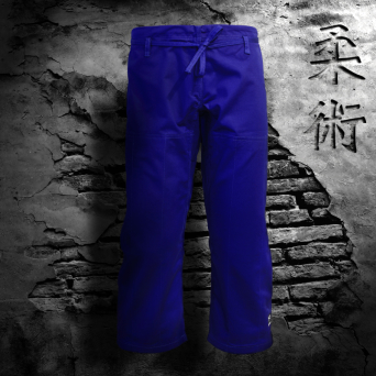 spodnie do ju-jitsu TONBO - MASTER, niebieskie, 12oz