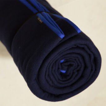 fleece navy blue blanket