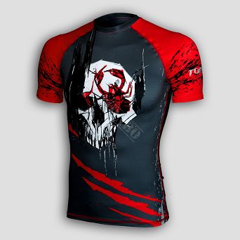 rashguard SASORI GY-R, krótki rękaw