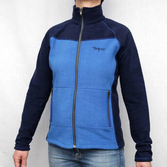 woman's POLAR sweatshirt navy blue-blue