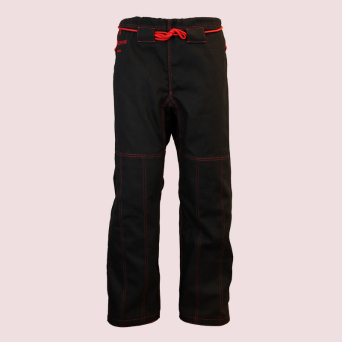BJJ / ju-jitsu trousers HURRICANE, black, 14oz (9 sizes)