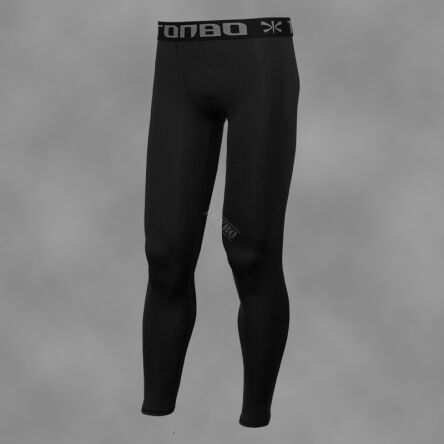 man's leggings BLACK-SIMPLE