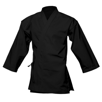 bluza karate HEAVY-BLACK długi rękaw