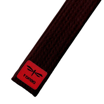 brown basic belt (4cm, cotton)