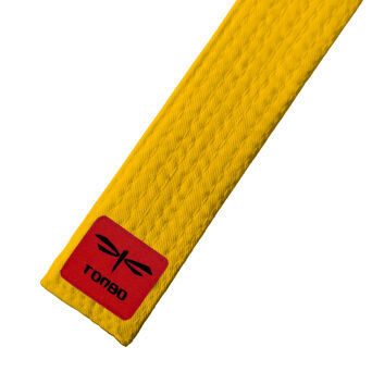 yellow basic belt (4cm, cotton)