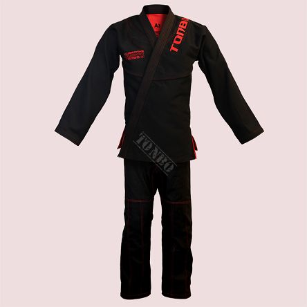 BJJ / ju-jitsu gi HURRICANE, black, 580gsm / 14oz (9 sizes)