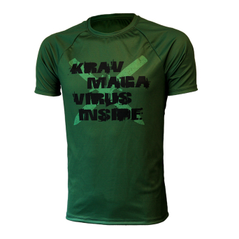 men's t-shirt KRAV MAGA VIRUS INSIDE (polyester)