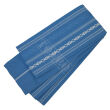 Iaido kaku obi SUPREME light blue cotton - 3