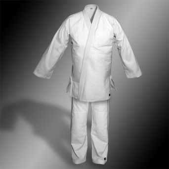 kimono do judo TONBO - STANDARD, białe, 580g/m2 - SKAZA
