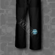 BJJ / Jiu-jitsu B12-blue 12oz trousers, black (27 sizes) - 2