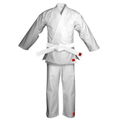 karatega CANVAS białe z pasem