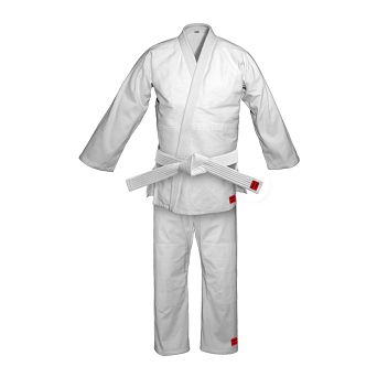 judogi aikidogi TONBO - JUNIOR white with belt