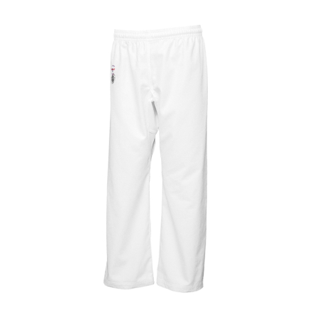 spodnie karate LIGHT-ELASTIC-WHITE krótkie