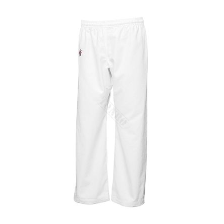 karate trousers LIGHT-ELASTIC-WHITE short