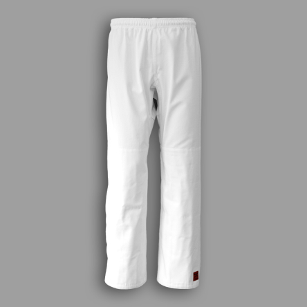 spodnie do aikido TONBO - ELASTIC, białe, 10oz